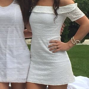 White Off the Shoulder Dress